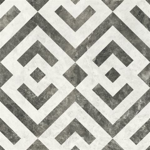 VIRTUOSE 60X60 VIRTUOSE BEYAZ-GRI DEKOR FLPR 10MM REK