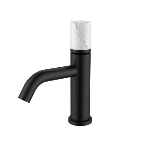 BOHEME Stick Marble Lavabo Bataryası 121-MR-W-B