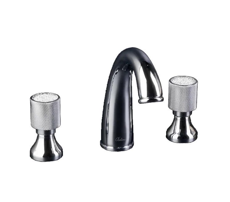 BOHEME Royal Crystal 277-Royal/CRST 3lü Lavabo bataryası