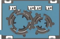 GEBERIT Kumanda Kapağı SIGMA21 Kişiselleştirilebilir/ Siyah Krom 115.651.00.1