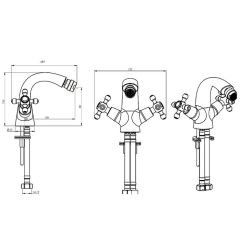 BOHEME Royal Crystal 296-Royal/CRST Bide Bataryası