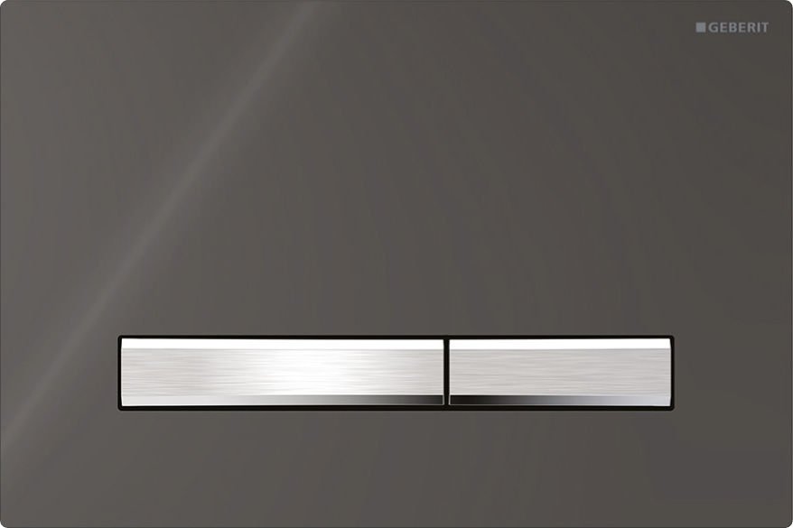 GEBERIT Kumanda Kapağı SIGMA50 FÜME CAM/KROM 115.788.SD.2