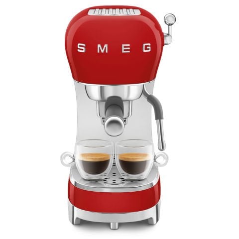 MANUEL ESPRESSO KAHVE MAKİNESİ MANUEL KIRMIZI ESPRESSO KAHVE MAKİNESİ