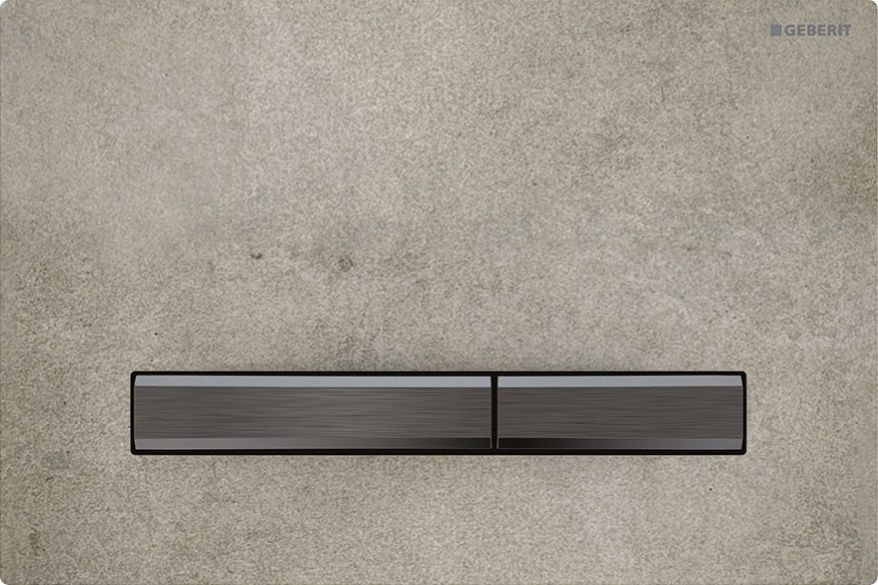 GEBERIT Kumanda Kapağı SIGMA50 BETON/SİYAH RKOM 115.671.JV.2