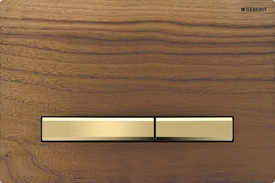 GEBERIT Kumanda Kapağı SIGMA50 AHŞAP/PİRİNÇ 115.672.JX.2