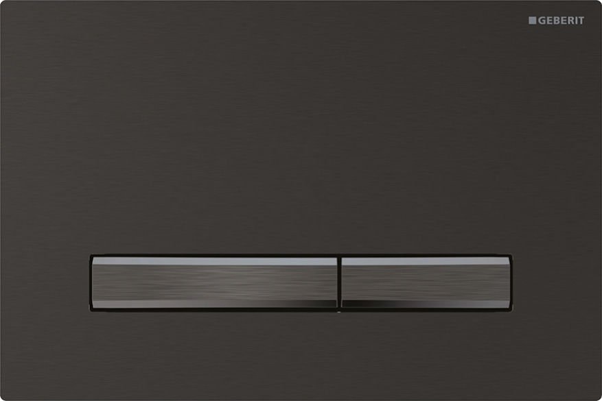 GEBERIT Kumanda Kapağı SIGMA50 SİYAH KROM/SİYAH KROM 115.671.QD.2