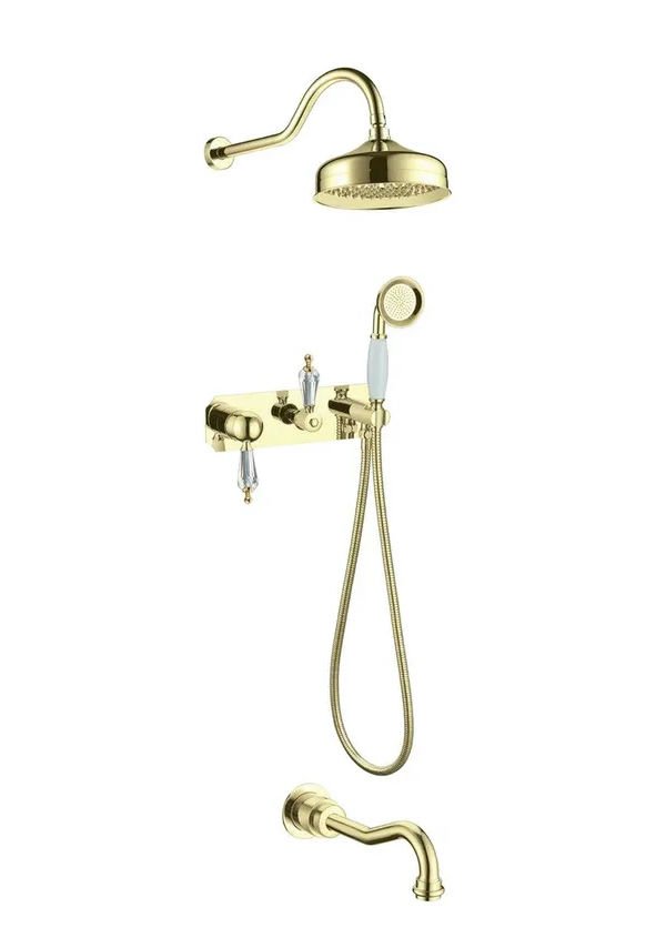 BOHEME Imperiale Ripresa 328 Ankastre Banyo Bataryası El Duşu ve Tepe Duşlu (Gagalı)