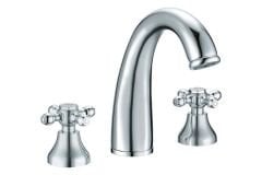 BOHEME Tradizionale Cromo 3'lü Lavabo Bataryası