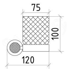 BOHEME Royal Crystal Cam Diş Fırçalık 10924-GB