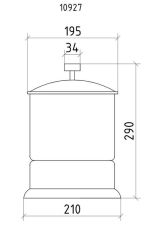 BOHEME ROYAL Crystal Metal Kova 10927-GB