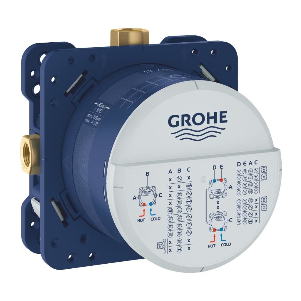GROHE 35600000 Rapido Smartbox İç Gövde Universal Giriş Kutusu, 1/2