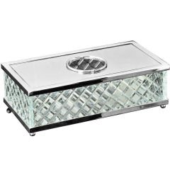 BOHEME Murano Crystal S10231-CR Cam Pamukluk