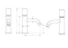 BOHEME Stick Touch Lavabo Bataryası 121-BB.2