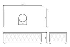 BOHEME Murano Crystal S10232-G Cam Pamukluk