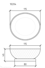 BOHEME Murano Crystal S10205-G Cam Sabunluk