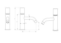 BOHEME Stick Touch Lavabo Bataryası 121-BG.2