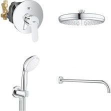 GROHE EUROSMART ANKASTRE SET 27851000-26410000-26406001-33305003
