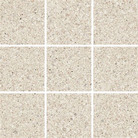 SOLID TONES 10x10 WHITE GRAIN MOSAIC R10