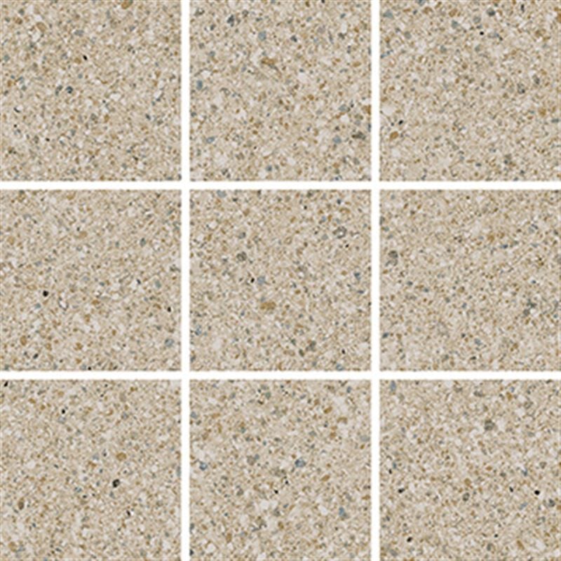 SOLID TONES 10x10 WARM GRAIN MOSAIC R10B