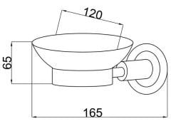 BOHEME Murano Crystal Cam Sabunluk
