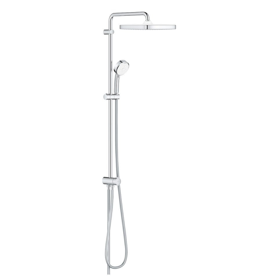 GROHE 26694000 Tempesta Cosmopolitan System 250 Cube Flex duş sistemi duvara monte yönlendirici ile (Kare Tepe Duşu)