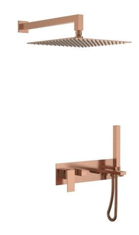 BOHEME Qubic Ankastre Banyo Bataryası El Duşlu ve Tepe Duşlu 474-CB