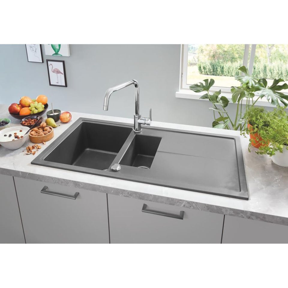 GROHE 32843002 Eviye Bataryası Döner Borulu Eurosmart Cosmo