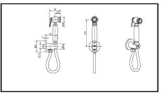 BOHEME Shower Set Sataf 406 Shattaf Set