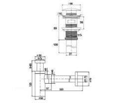 BOHEME Ek Aksesuar Lavabo Sifonu