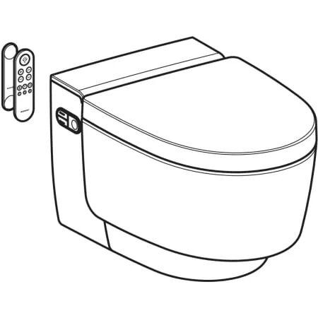 GEBERIT 146.210.21.1 AquaClean Mera Comfort Krom