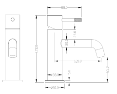 BOHEME Uno Lavabo Bataryası 461-CB