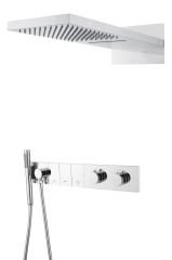 BOHEME Zodiac Termostatlı Ankastre Banyo Bataryası El Duşu ve Tepe Duşlu