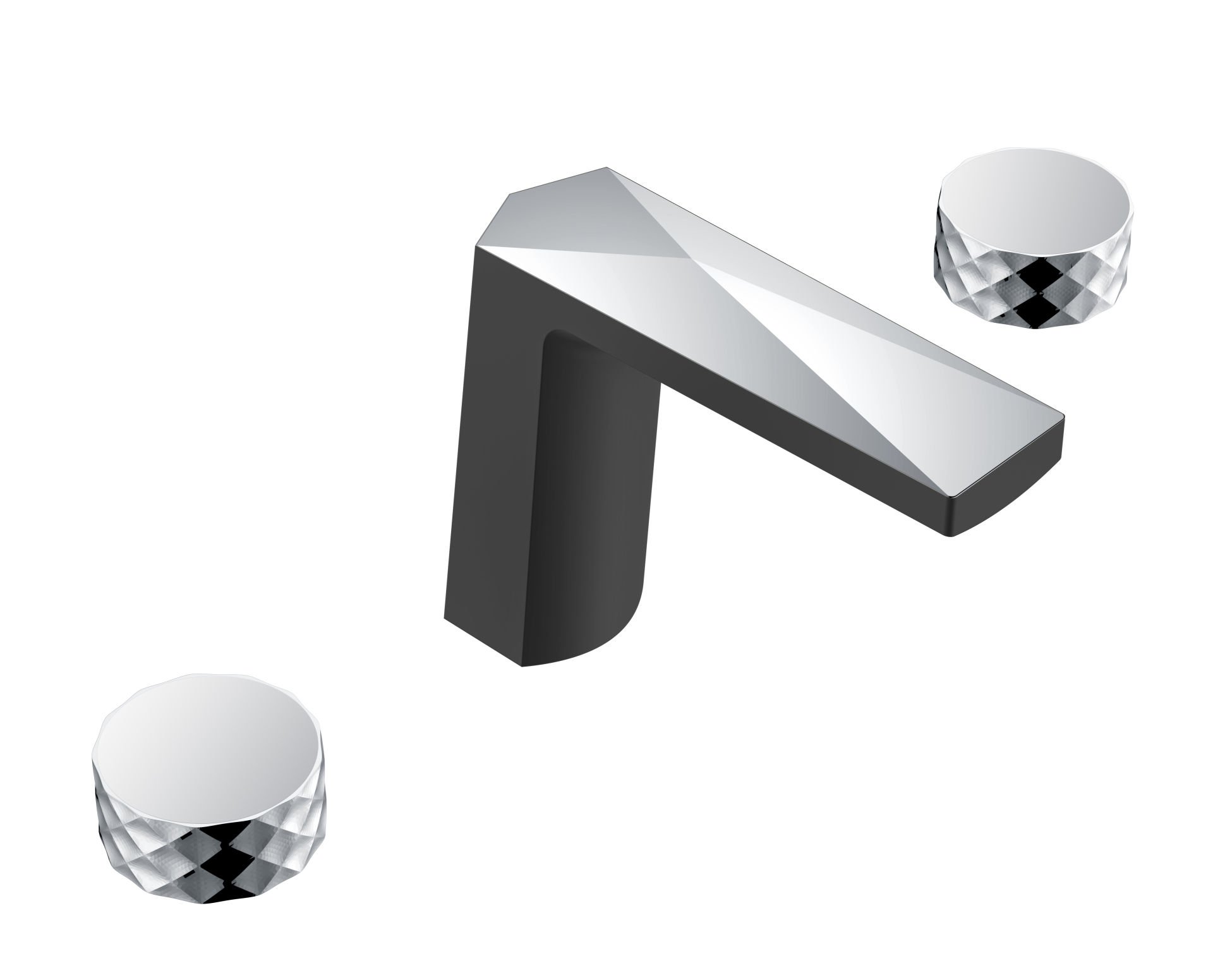 BOHEME Venturo DIAMOND 3 Delikli Lavabo Bataryası 150-BCR-DIA