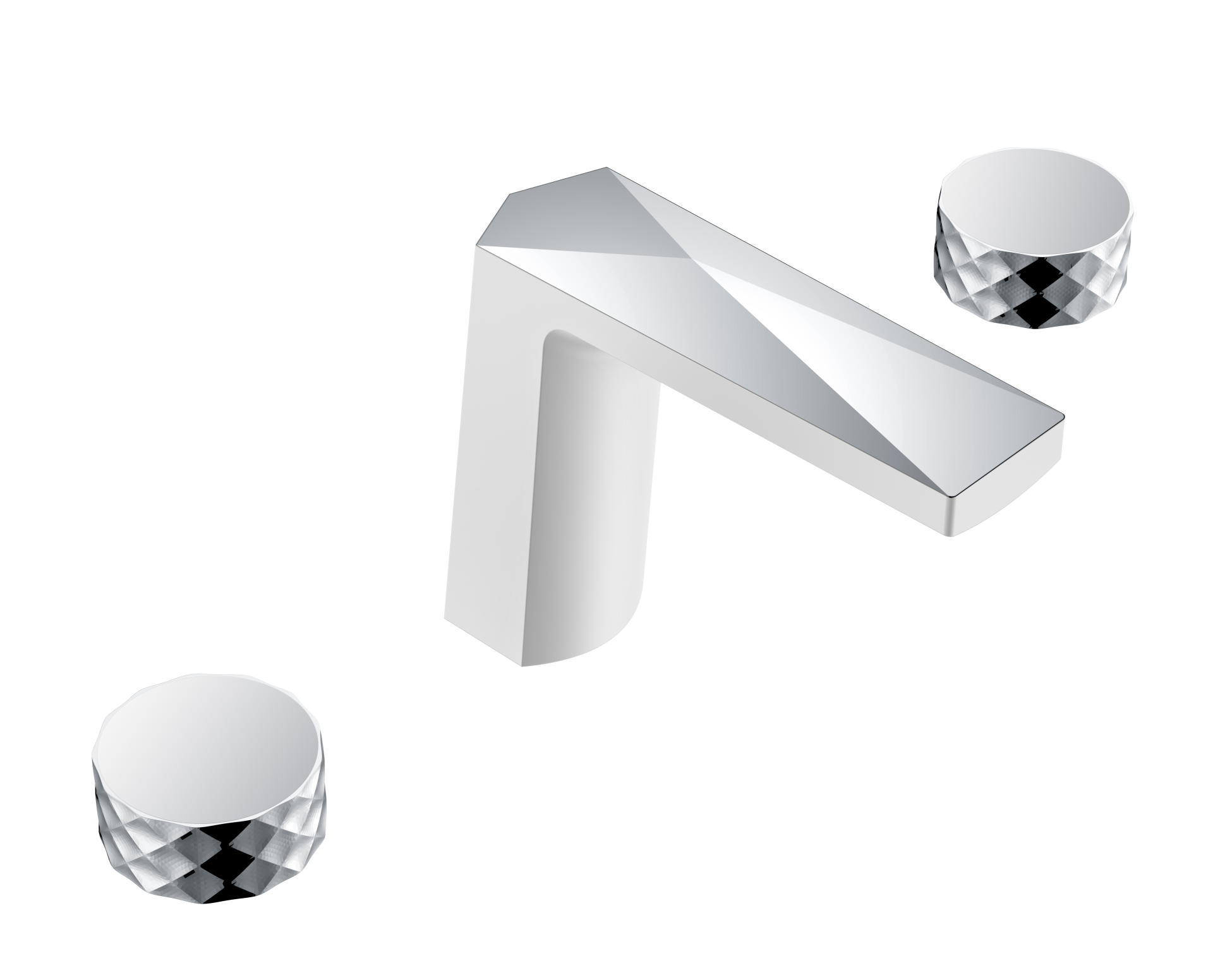 BOHEME Venturo DIAMOND 3 Delikli Lavabo Bataryası 150-WCR-DIA