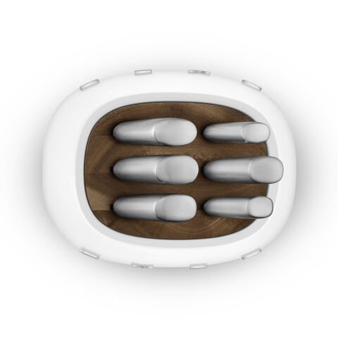 STANDLI BIÇAK SETİ BEYAZ STANDLI BIÇAK SETİ