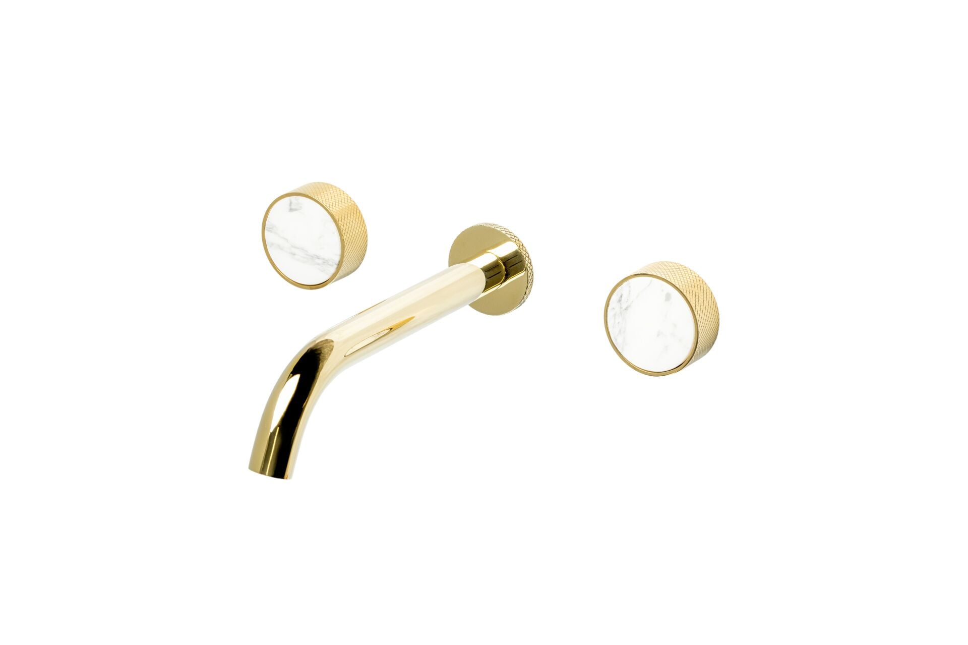 BOHEME Prestige Ankastre Mermer Ankastre 3 Delikli Lavabo Bataryası 152-2-G-BC