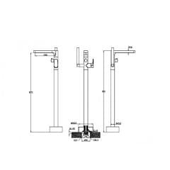 BOHEME Spectra Floorstanding Küvet Bataryası 459-MW