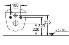 GEBERIT 500.510.01.1 CITTERIO Rimfree Asma Klozet Seti