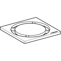GEBERIT 154.311.00.1 Circle yer süzgeci ızgarası 8 x 8 cm