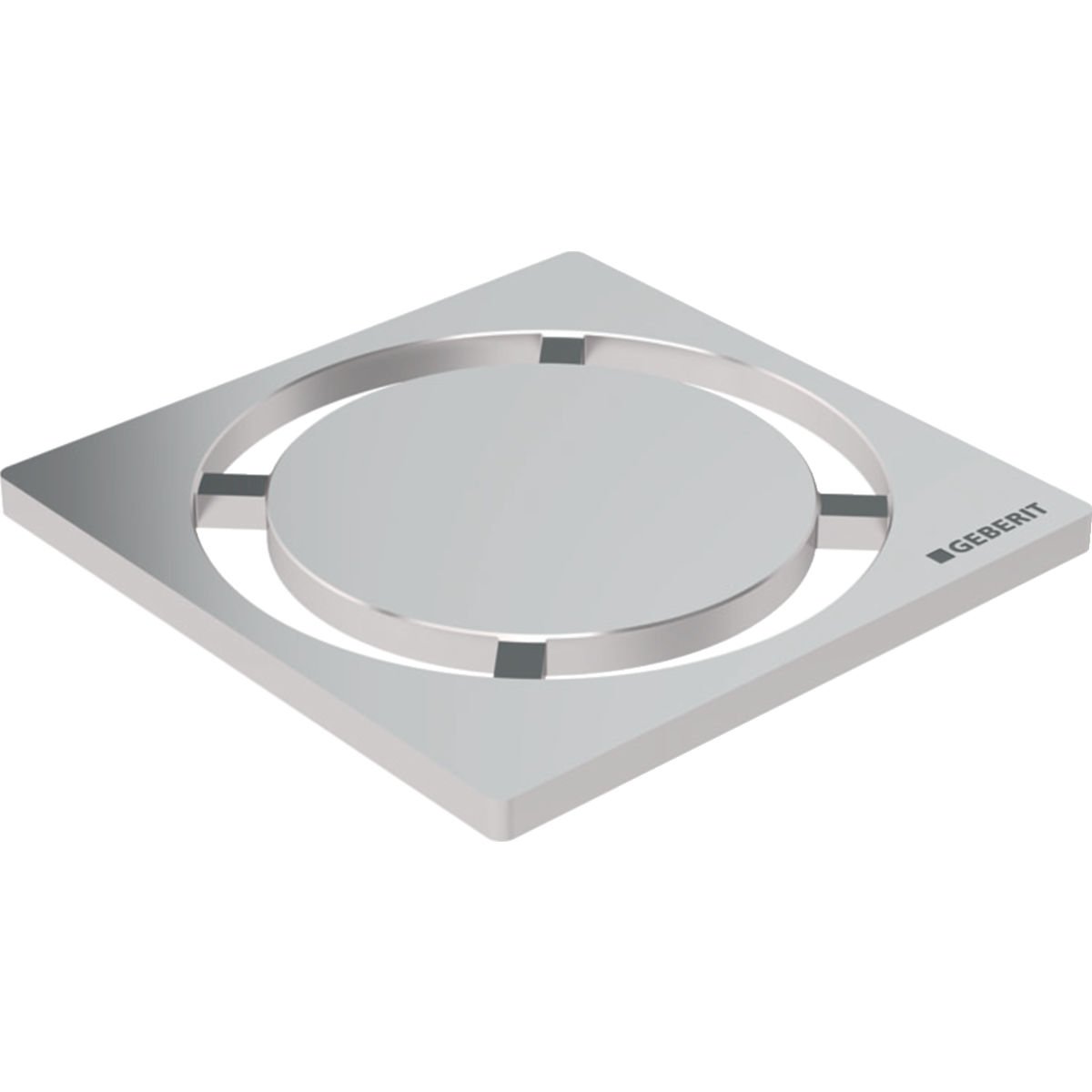 GEBERIT 154.311.00.1 Circle yer süzgeci ızgarası 8 x 8 cm