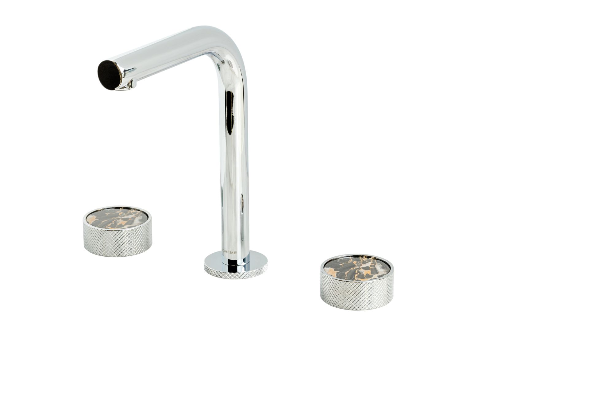 BOHEME Prestige Mermer Ankastre 3 Delikli Lavabo Bataryası 152-CR-BG