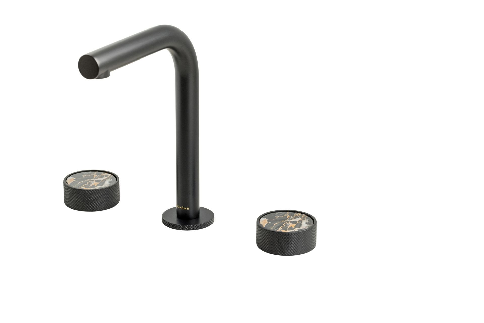 BOHEME Prestige Mermer Ankastre 3 Delikli Lavabo Bataryası 152-B-BG