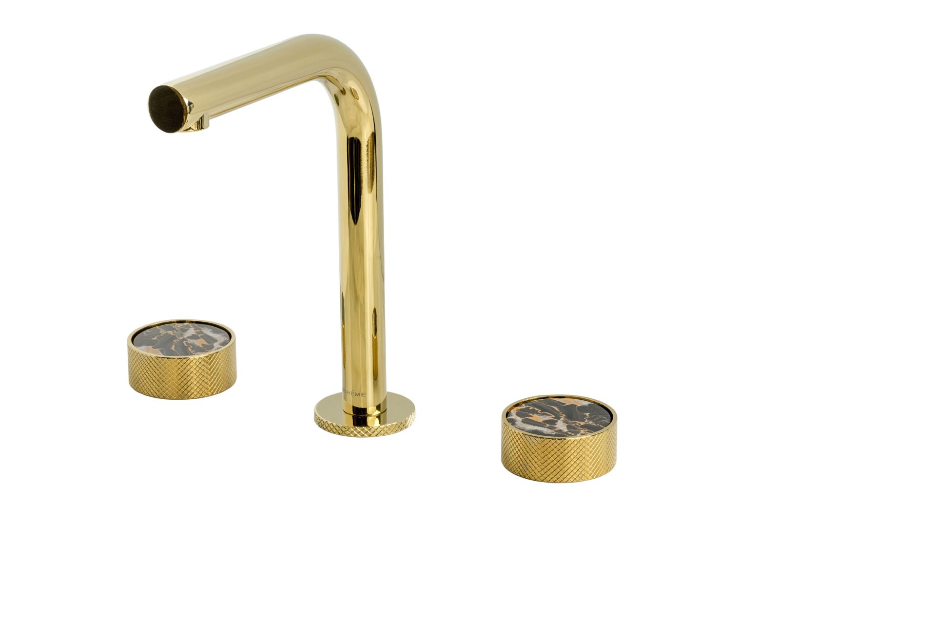 BOHEME Prestige Mermer Ankastre 3 Delikli Lavabo Bataryası 152-G-BG