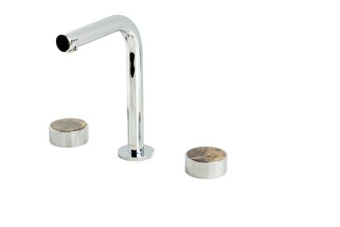 BOHEME Prestige Mermer Ankastre 3 Delikli Lavabo Bataryası 152-GM-EMP