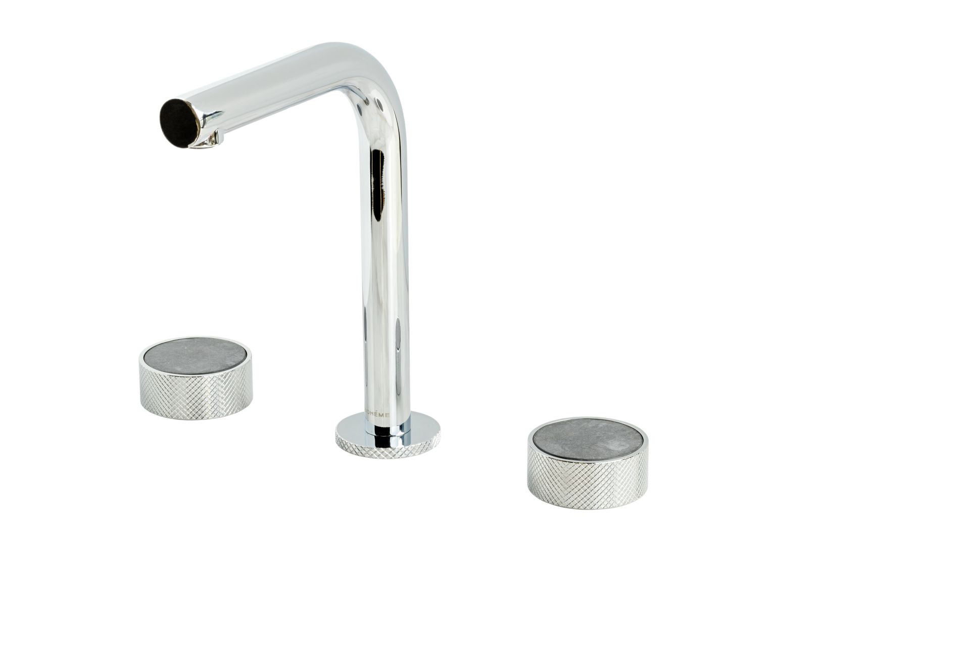 BOHEME Prestige Mermer Ankastre 3 Delikli Lavabo Bataryası 152-CR-STONE