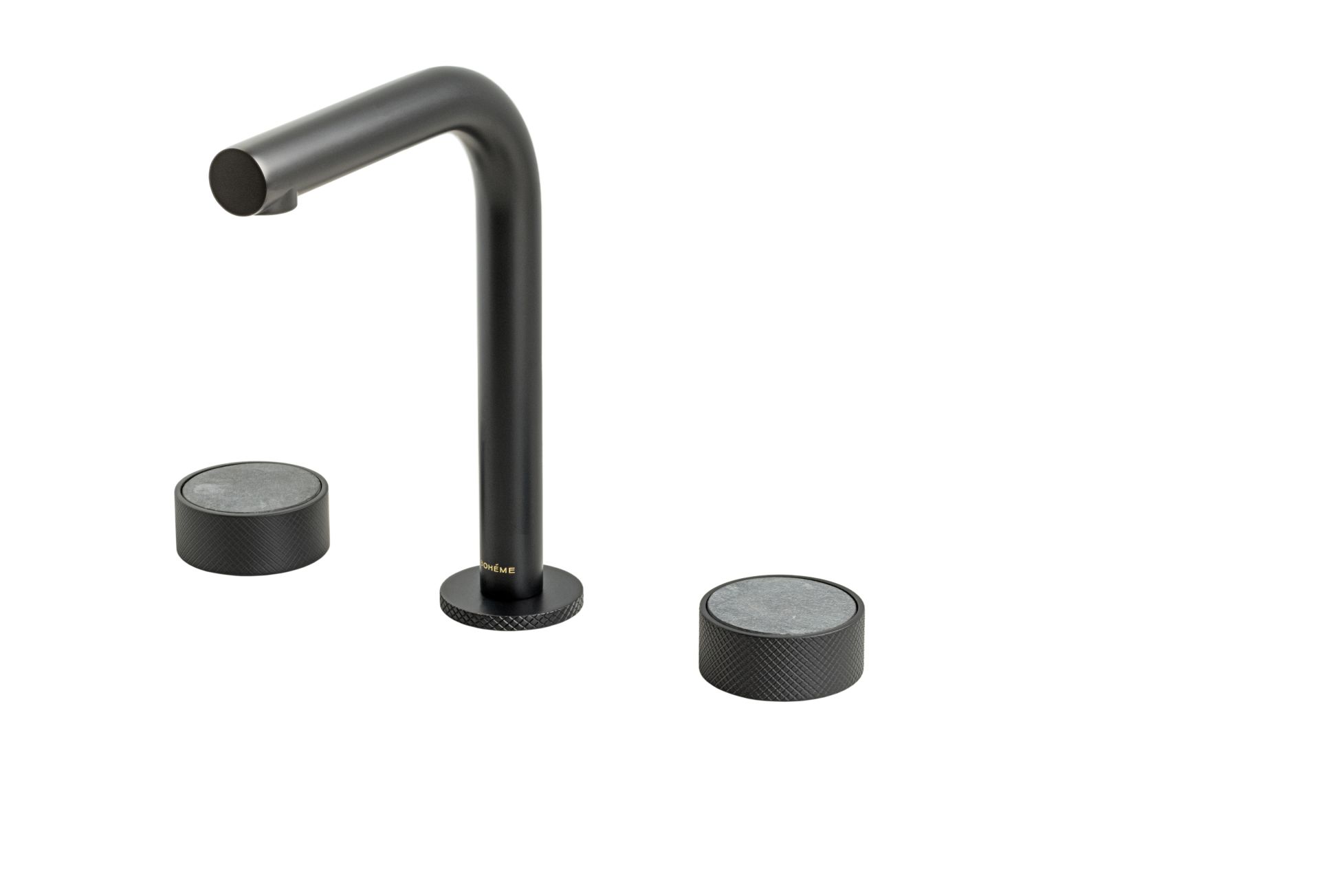 BOHEME Prestige Mermer Ankastre 3 Delikli Lavabo Bataryası 152-B-STONE