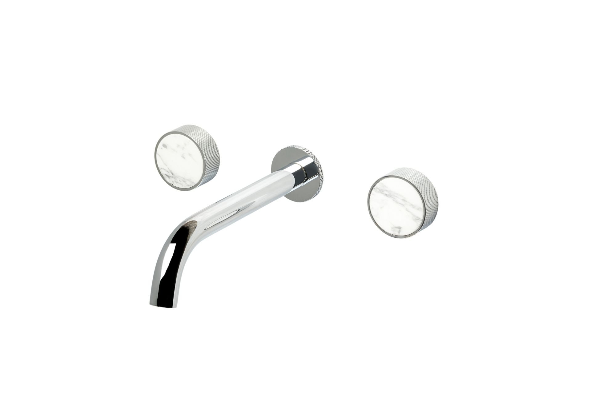 BOHEME Prestige Ankastre Mermer Ankastre 3 Delikli Lavabo Bataryası 152-2-SGM-BC