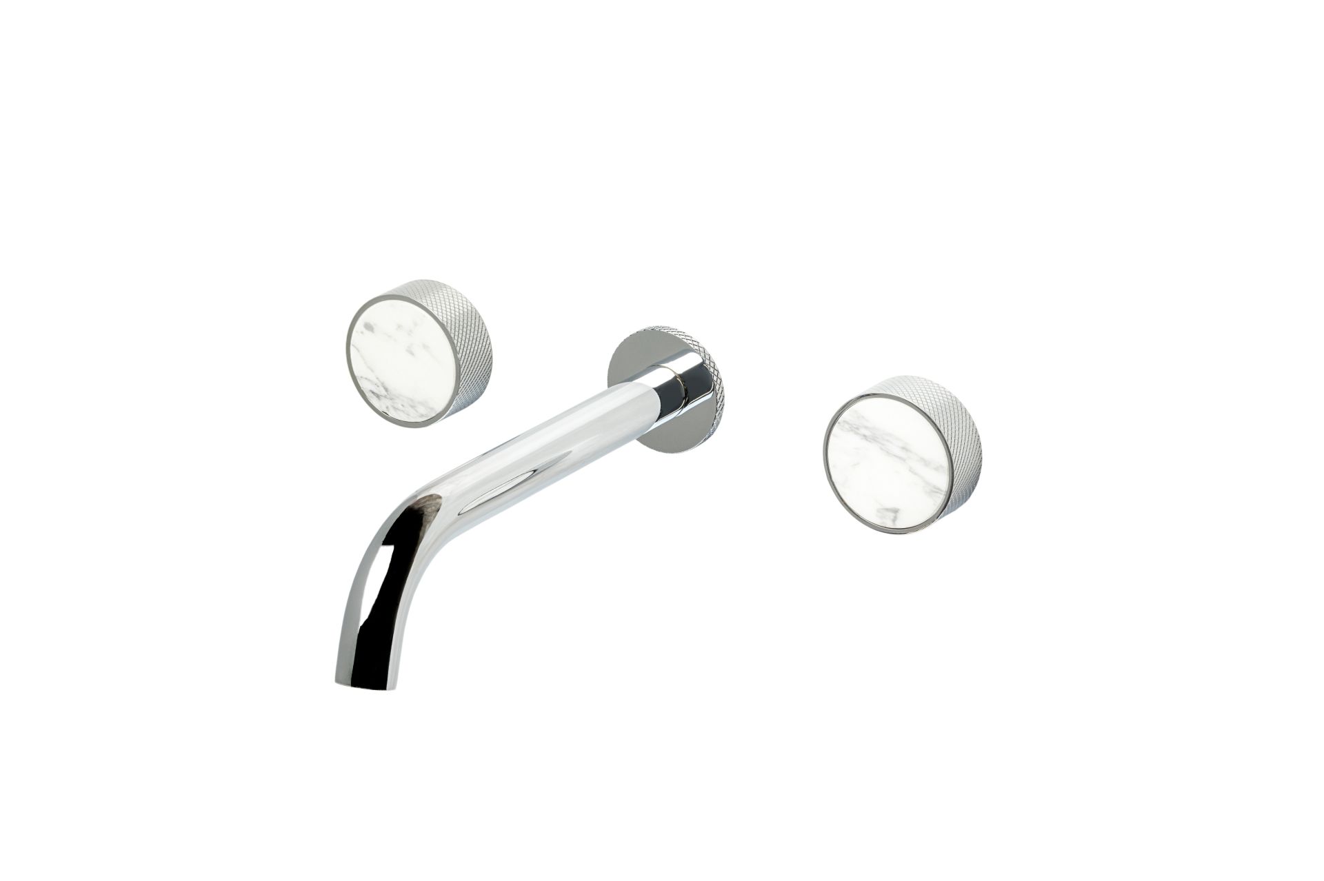 BOHEME Prestige Ankastre Mermer Ankastre 3 Delikli Lavabo Bataryası 152-2-CR-BC