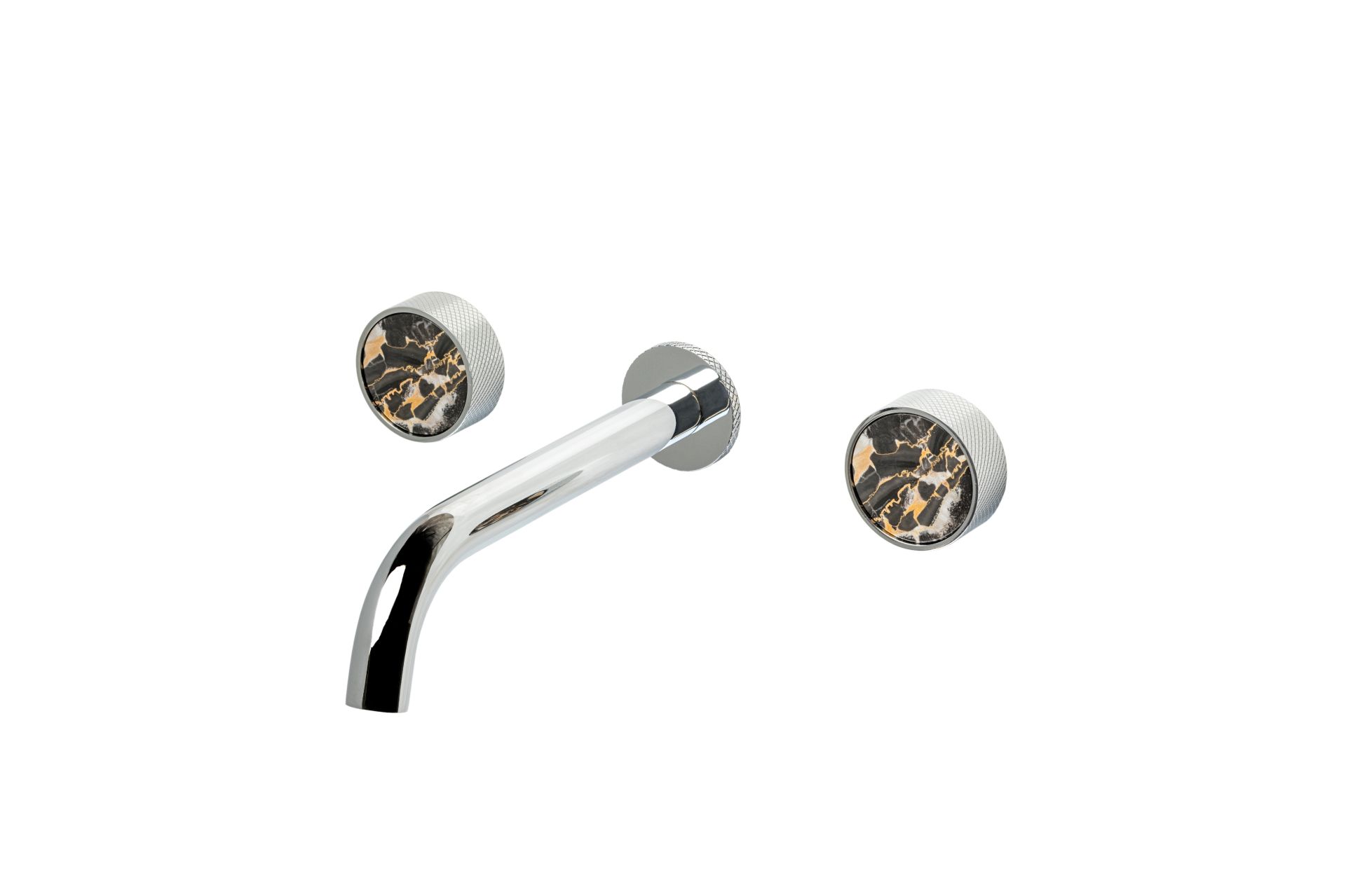 BOHEME Prestige Ankastre Mermer Ankastre 3 Delikli Lavabo Bataryası 152-2-CR-BG