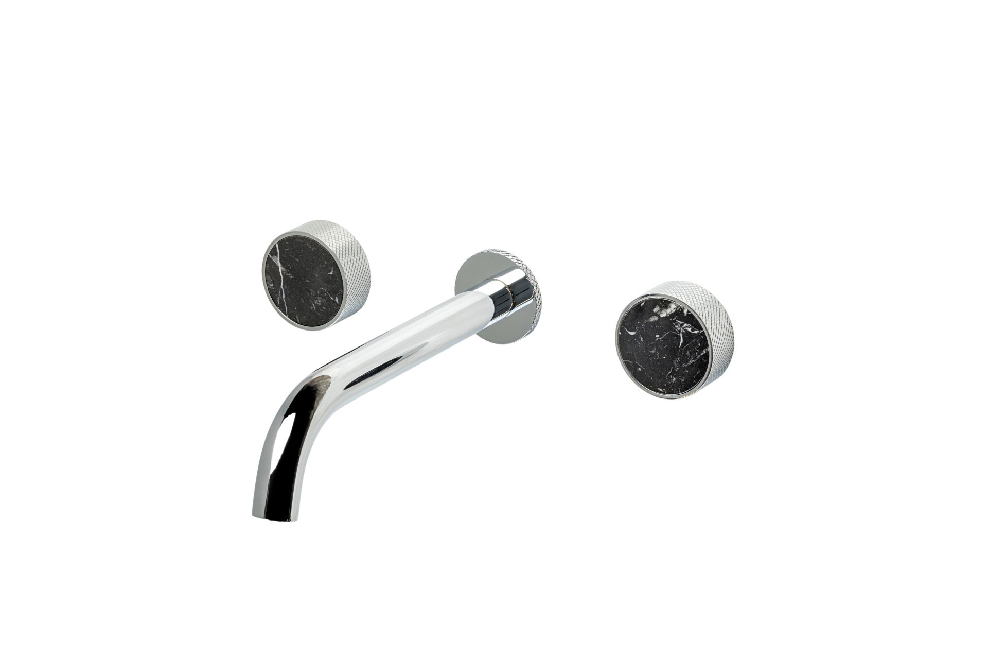 BOHEME Prestige Ankastre Mermer Ankastre 3 Delikli Lavabo Bataryası 152-2-CR-NM